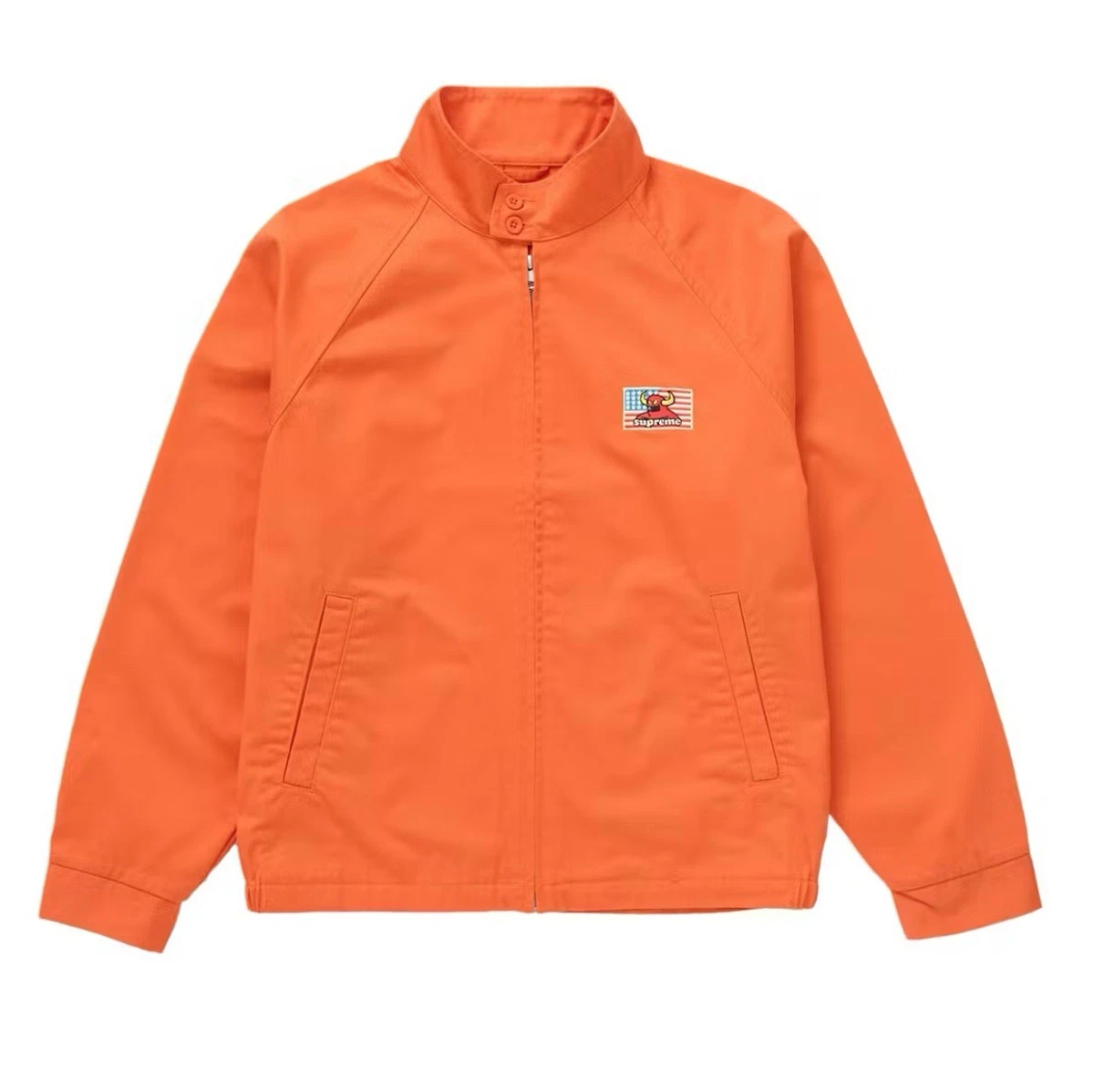Preços baixos em Supreme Laranja Tamanho Regular Casacos, jaquetas