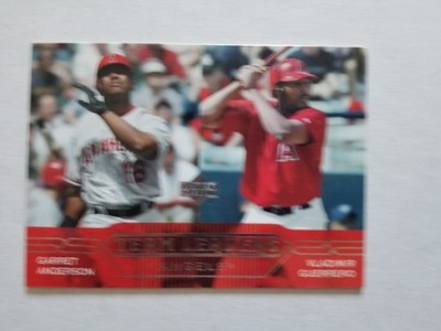 2005 Upper Deck First Pitch Team Leaders Garret Anderson Vladimir Guerrero #261