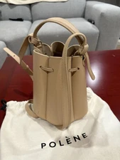 Mint Condition: Polene Numero Huit Mini Taupe Bucket Bag