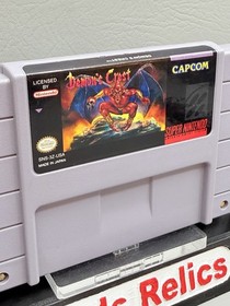 Demon's Crest (Super Nintendo Entertainment System SNES) Authentic - Very Good
