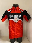 Genuine Yamaha Red / Black Paddock Button Up Shirt - B09-ET104