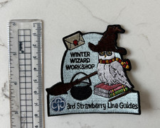 GirlGuiding Winter Wizard Workshop Challenge Cloth Blanket Badge