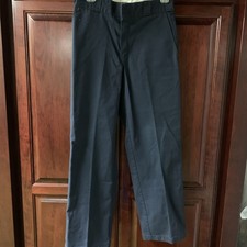 Dickies Men s Work Pants In Navy Size 30X30 Straight Leg With Cell Pocket On Leg