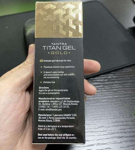 Gel Oro Uomo Gel Originale per Essere Titan Man 3PZ - Foto 17 di 18
