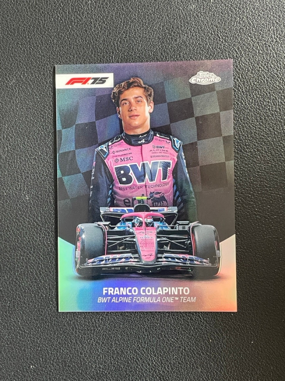 Franco Colapinto 2025 Topps Chrome Formula 1 The Grid SSP #TG-10