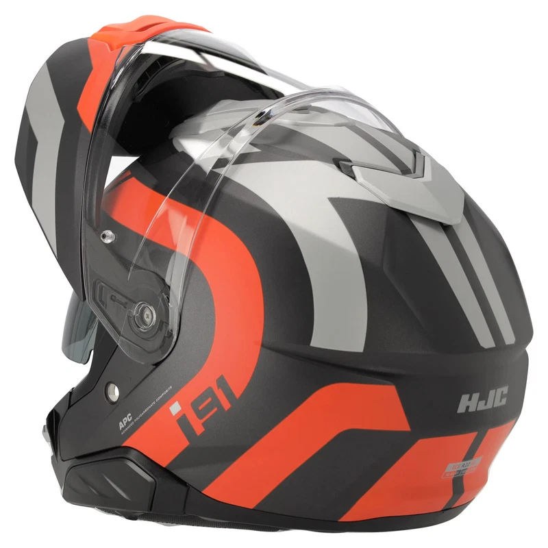 HJC i91 Arven MC6HSF Orange, photo 3 of 9