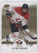 2016 Upper Deck Team Canada Juniors Women's Team Gold Jillian Saulnier #6 0a4