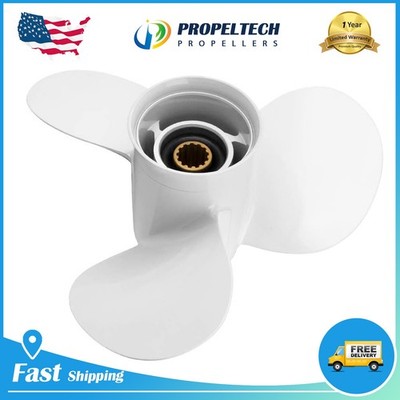 11 X 17 Outboard Propeller For Yamaha T25/F35/40/48/F50/55/F60HP 13 Spline RH