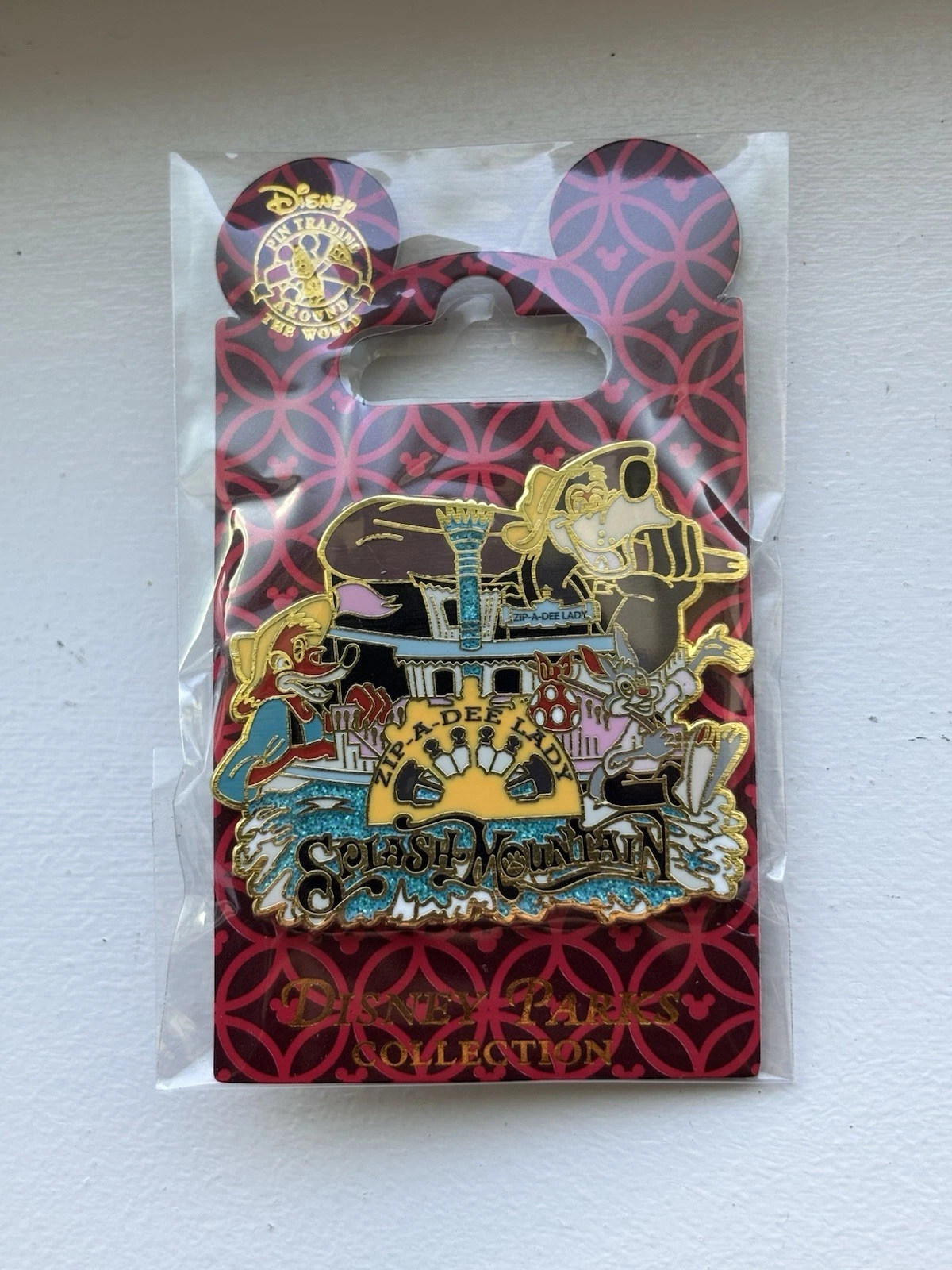 Disney Parks RETIRED: Zip-A-Dee Lady Splash Mountain Collection Trading Pin NEW
