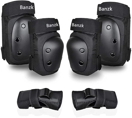 Adult Knee Pads Elbow Pads Wrist Guards for Adult Kids 6 in 1 Protective Gear... - Picture 1 of 7