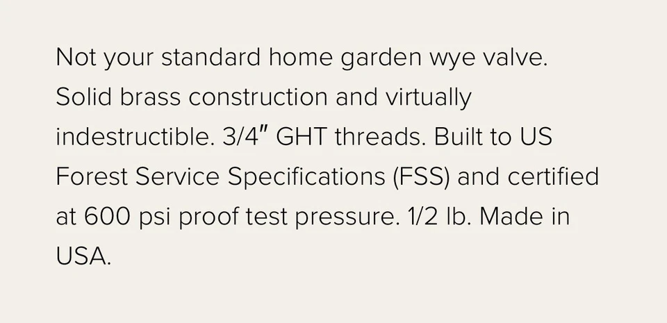 Латунный 3/4-дюймовый садовый шланговый клапан для пожаротушения  - Изображение 2 из 2