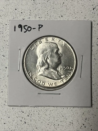 1950 50C FBL Franklin Half Dollar BU