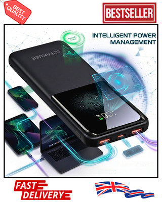 Portable Charger 10000mAh Slim Power Bank 22.5W USB-C Fast Charging Battery Pack