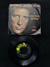 Tom Jones “I (Who Have Nothing)/Stop Breaking My Heart” 45RPM VINYL 45-40051 VG+