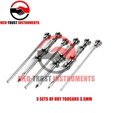 3 sets HRT Trocar 3.5mm Hormone Replacement Pellet Insertion Trocars