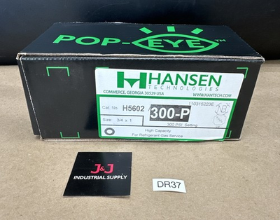 #ad Hansen POP EYE H5602 300 P Pressure Relief Valve 3 4X1 300PSIG NEW IN BOX $375.00