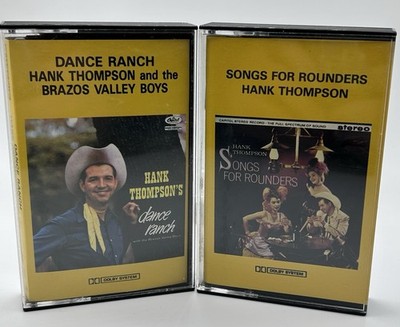 Hank Thompson Lot Of Two Made In England Dance Ranch And Songs For Rounders