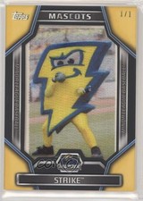 2015 Topps Pro Debut Mascots Manufactured Black 1/1 Strike #MLM-22 Patch 0c3