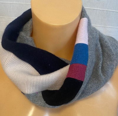 LEAVE YOUR HAT ON  Loop Schal 2-Lagen 100% Kaschmir Cashmere UNIKAT NEU