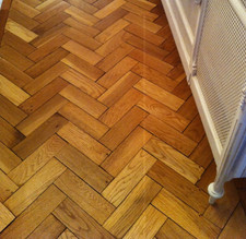 Reclaimed  Victorian   Antique Oak parquet  covers 1 mrs sq (40 m s available)