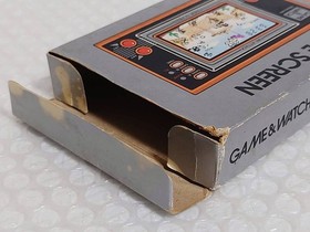 ++Poor Condition Nintendo GAME&WATCH WIDE SCREEN FIRE ATTACK ID-29 Game Wide