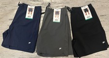 FABLETICS Men's Active Shorts Quick Dry 7 Inseam Gym Workout Zip Pockets XL XXL