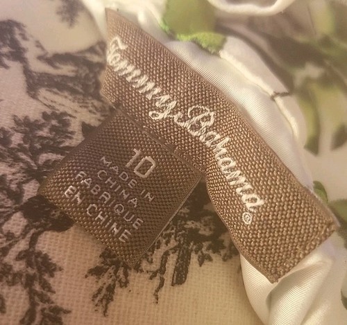 Maxi Vestido Tommy Bahama Acuarela Palmier Empire Talla 10 Usado - Imagen 5 de 5