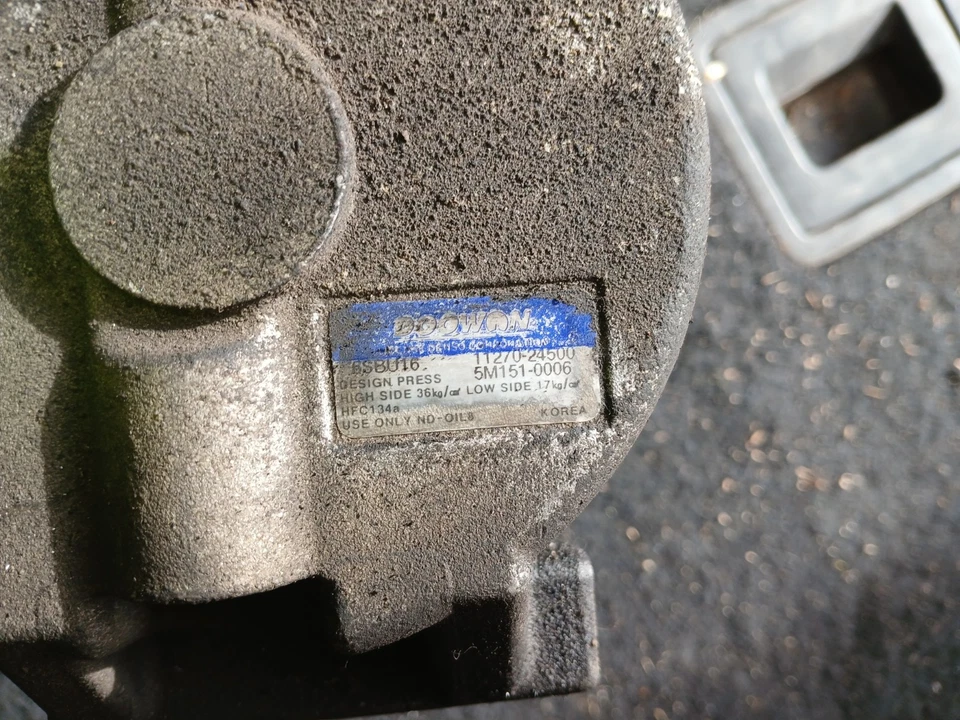 BOMBA AIRE ACONDICIONADO KIA RIO DIÉSEL 1.5 CRDI DIÉSEL 11270-24500 2005-2011 ~ Foto 2 de 2