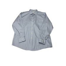 Brooks Brothers Regular Fit Gingham Non-Iron Stretch Shirt Blue White Mens 17-35