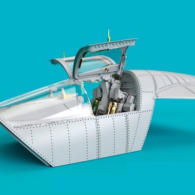 Reskit RSU48-0168 - 1/48 Scale F-111D Cockpit with 3D Decals for HobbyBoss Kit