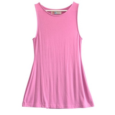 FB Beach Women Small Pink A-Line Tank Dress Resort Vacation Soft Girl