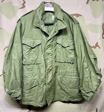 Vietnam War US Army 1970 Dated M-65 OD 107 Field Jacket - Size Large Regular