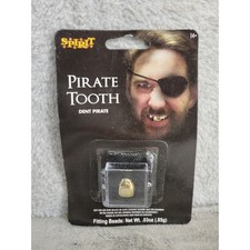 Spirit Halloween Adult Pirate Tooth Dent Gold Costume Accessory