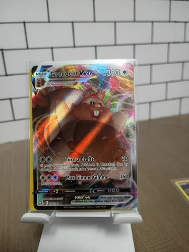 Pokemon Card Japanese - Greedent VMAX RRR 086/100 S8 Fusion Arts NM Pack Fresh