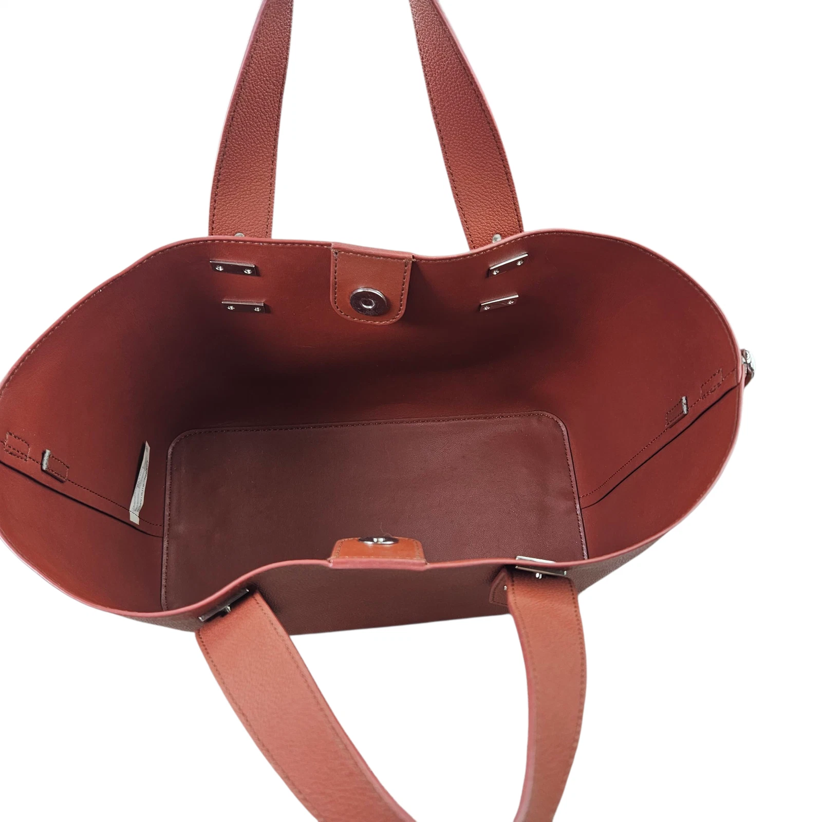 Charles & Keith tote bag donna media strutturata ecopelle borsetta borsetta