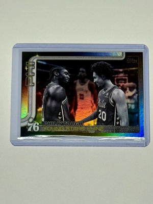 #ad 2025 26 Topps Blackout Target Exclusive SP 76ers #275 Black Friday $2.49