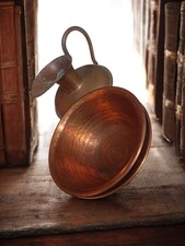 Lot de coupelles anciennes en cuivre vintage, objets déco rétro collection