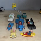 6 Vintage Corgi vehicles & 1 other job lot; Playworn condition; Unboxed