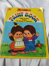 Golden Original Monchhichi Paint Book High Quality Paper for Brush or Markers