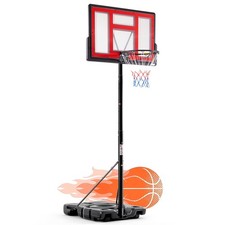DUMOS 6.1-10FT Adjustable Height Portable Basketball Hoop Outdoor for Adult, ...