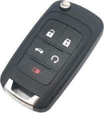 Replacement Key Fob Cover Case with 5 Buttons for Malibu Cruze Camaro Volt Equin