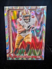 2025 Topps Chrome Football - Kyle Juszczyk - Raywave