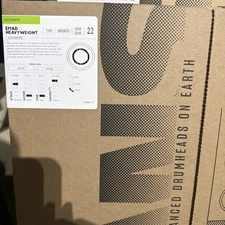 Evans EMAD Heavyweight Clear Batter Drum Head 22 in. | BRAND NEW | FREE SHIPPING