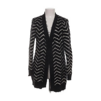 Lisa Todd, Strickjacke, Damen, Größe: L, Schwarz/Weiß, Chevron #XGX