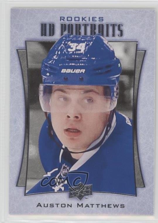 2016-17 Upper Deck UD Portraits Rookie Auston Matthews #P-110 Rookie RC i9o