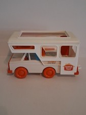 1972 Weebles Romper Room Camp-About RV Only By Hasbro. Rare White Car