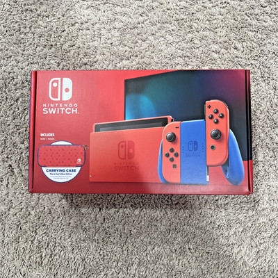Nintendo Switch Mario Red & Blue Edition Console Brand New