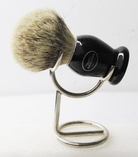 ART of SHAVINGS Silvertip Badger Handmade 4" Shaving Brush w/ Stand