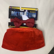 Dr. Who Fez Bowtie And Hat  Officially Licensed Costume Set One Size