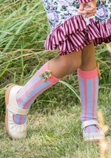 NWT Matilda Jane Girls Size Medium M Catch Me If You Can Socks 9-13